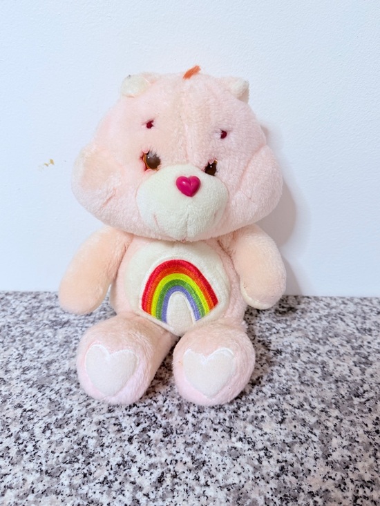 Carebear Other - Vintage Kenner Care Bears Cheer Bear 13" Plush 1983 Stuffed Animal Rainbow Pink